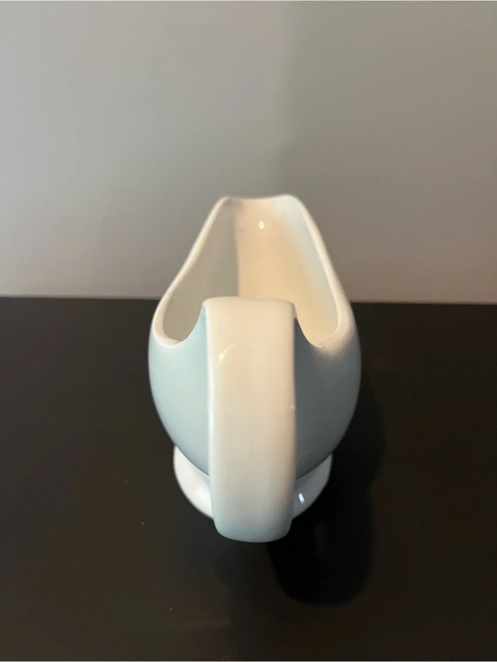 Cordon Bleu Ceramic Gravy Boat White Glossy Oval Microwave Dishwasher Oven Safe